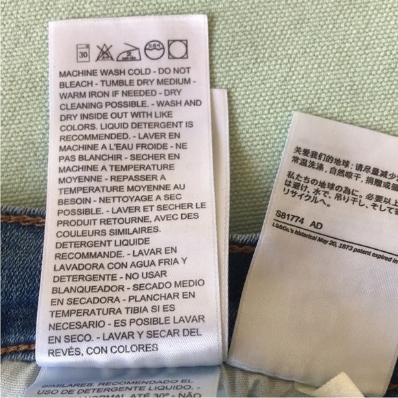 Levi’s Classic Bootcut Floral Embroidered Mid Rise Jeans Size 6 - Picture 11 of 15